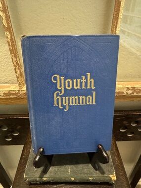 Vintage Blue "Youth Hymnal" Hardcover Book 1935